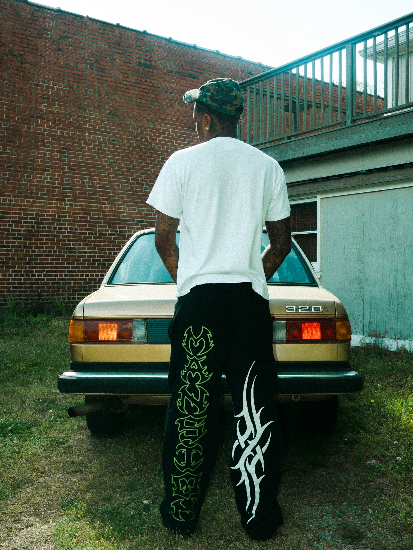 Black Tribal Sweatpants