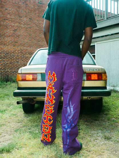 Purple Tribal Sweatpants